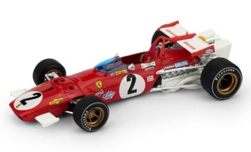 Modelauto Ferrari 312 B No.2 Scuderia formule 1 GP Italien 1970 J.Ickx 1/43 Brumm