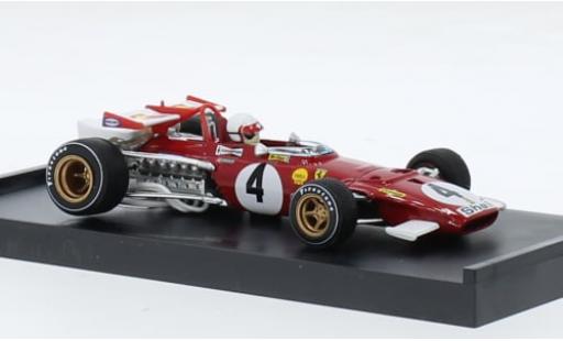 Modelauto Ferrari 312 B No.4 formule 1 GP Italien 1970 1/43 Brumm
