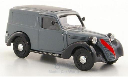 Modelauto Fiat 1100 Furgone grijs/zwart 1/43 Brumm