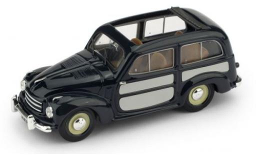 Modelauto Fiat 500C C Belvedere blauw/grijs 1951 1/43 Brumm