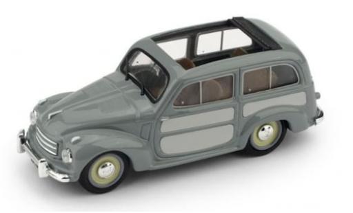Modelauto Fiat 500C C Belvedere grijs/grijs 1951 1/43 Brumm