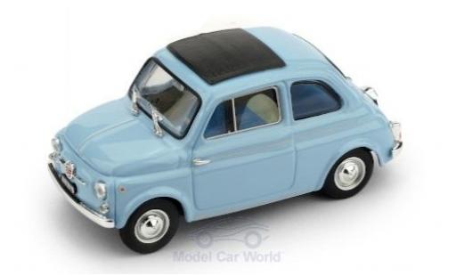 Modelauto Fiat 500 D blauw 1962 1/43 Brumm