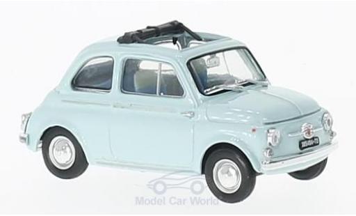 Modelauto Fiat 500 D blauw 1960 1/43 Brumm