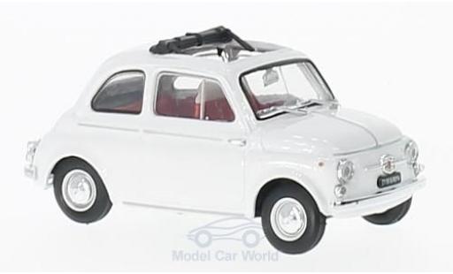 Modelauto Fiat 500 D wit 1960 1/43 Brumm