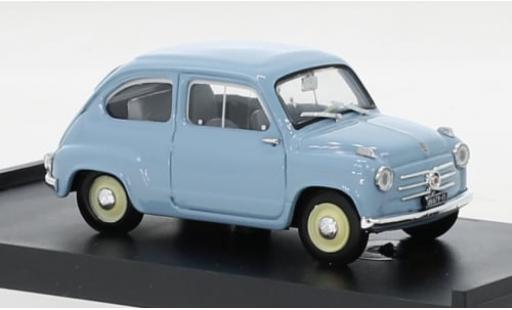 Modelauto Fiat 600 Berlina Serie 1 blauw 1955 1/43 Brumm