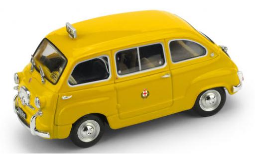 Modelauto Fiat 600 Multipla D Taxi (I) 1970 Taxi di Milano 1/43 Brumm