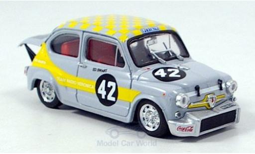 Modelauto Fiat Abarth 1000 Berlina Corsa No.42 Team Radio Veronica Zandvoort Trophy 1969 E.Swart 1/43 Brumm