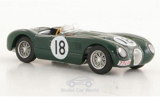 Modelauto Jaguar C-Type Course No.18 24h Le Mans 1953 T.Rolt/D.Hamilton 1/43 Brumm