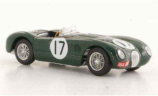 Modelauto Jaguar C-Type Course RHD No.17 24h Le Mans 1953 Moss Collection P.Walker/S.Moss 1/43 Brumm