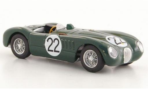 Modelauto Jaguar C-Type Course RHD No.22 24h Le Mans 1951 Moss Collection S.Moss/J.Fairman 1/43 Brumm
