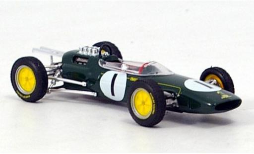Modelauto Lotus 25 Base No.1 Team formule 1 GP Belgien 1963 J.Clark 1/43 Brumm