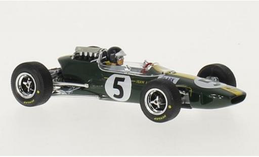 Modelauto Lotus 33 Base No.5 formule 1 GP England 1965 J.Clark 1/43 Brumm
