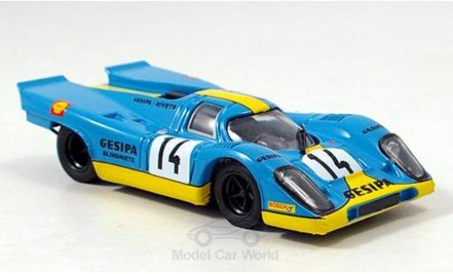 Modelauto Porsche 917 1970 K No.14 Gesipa Racing Team 1000km Monza J.Neuhaus/R.Kelleners 1/43 Brumm