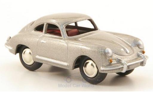 Modelauto Porsche 356 B B T5 metallic grijs 1/87 Bub