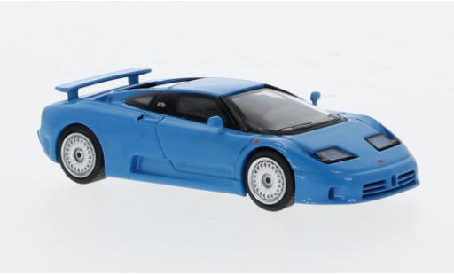 Modelauto Bugatti EB110 GT EB 110 blauw 1/64 Mini GT