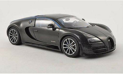 Bugatti Veyron Super Sport 1/18 Autoart 16.4 Edition Merveilleux zwart 2011 modelauto