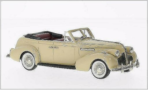 Buick Century Convertible 1/43 Brooklin Cabriolet Phaeton M61-C beige 1939 modelauto