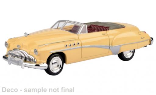 Modelauto Buick Roadmaster Convertible geel 1949 1/43 Motormax