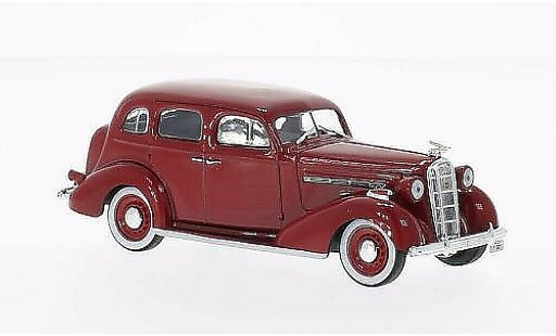 Buick Special Convertible 1/43 WhiteBox rood 1936 modelauto