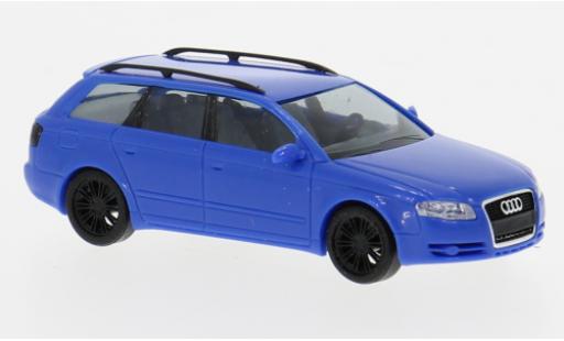 Modelauto Audi A4 avant blauw 2004 1/87 Busch