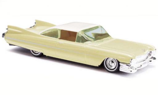 Modelauto Cadillac Eldorado Coupe geel 1959 1/87 Busch