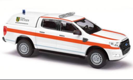 Modelauto Ford Ranger Emergency DRK Wasserwacht Sachsen 2016 1/87 Busch