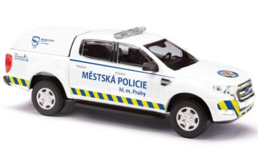 Modelauto Ford Ranger Pickup Mestska Policie Praha 2016 1/87 Busch