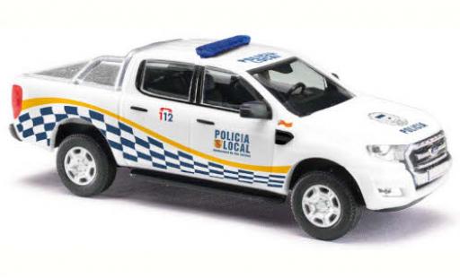 Modelauto Ford Ranger Emergency Policia Mallorca 2016 1/87 Busch