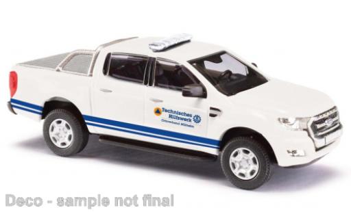 Modelauto Ford Ranger Emergency THW M&Atilde;&frac14;hlheim 1/87 Busch