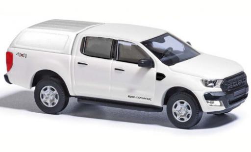Modelauto Ford Ranger Pickup wit 2016 1/87 Busch