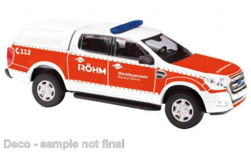 Modelauto Ford Ranger Emergency Werkbrandweer R&Atilde;&para;hm 1/87 Busch