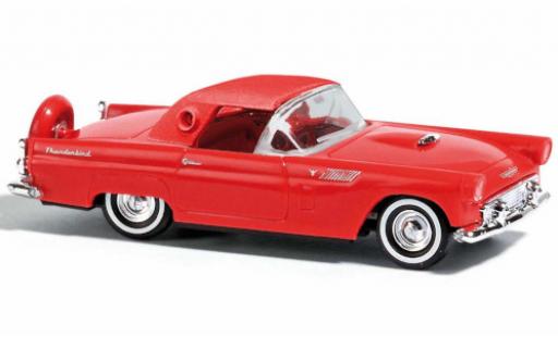 Modelauto Ford Thunderbird Two-Seater Hardtop rood 1956 1/87 Busch