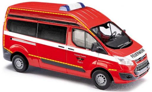 Modelauto Ford Transit Custom Bus HD Berufsbrandweer K&Atilde;&para;ln 2012 1/87 Busch