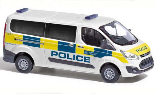 Modelauto Ford Transit Custom Bus Politie (GB) 2012 1/87 Busch