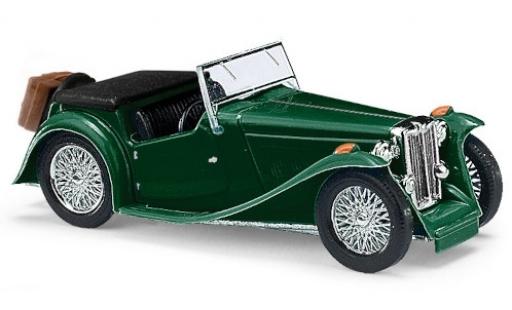 Modelauto MG Midget Base TC groen RHD 1968 1/87 Busch