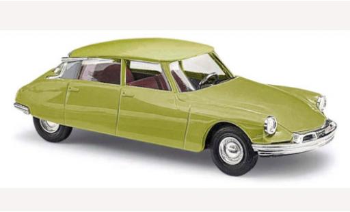 Modelauto Citroen DS 19 groen 1968 1/87 Busch