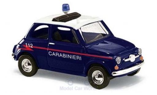 Modelauto Fiat 500 F Carabineri 1965 1/87 Busch