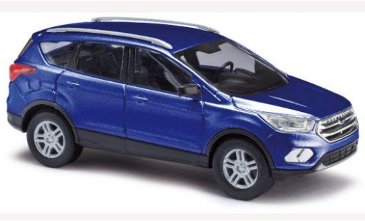 Modelauto Ford Kuga Berline metallic blauw 2017 1/87 Busch