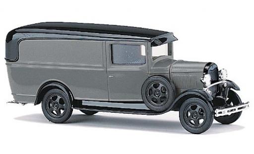 Modelauto Ford Model A Model AA A grijs/zwart 1/87 Busch