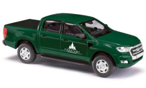 Modelauto Ford Ranger DoKa Forstamt heide 2016 avec Protection de surface de chargement Forstverwaltung 1/87 Busch