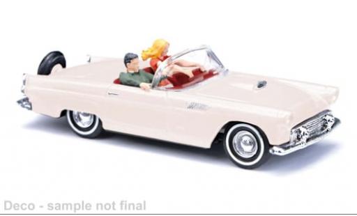 Modelauto Ford Thunderbird Two-Seater Cabriolet beige 1956 1/87 Busch