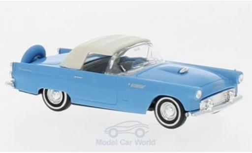Modelauto Ford Thunderbird Two-Seater Cabriolet blauw 1/87 Busch