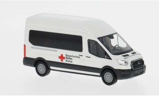 Modelauto Ford Transit Bus 2014 Bayerisches Rotes Kreuz 1/87 Busch
