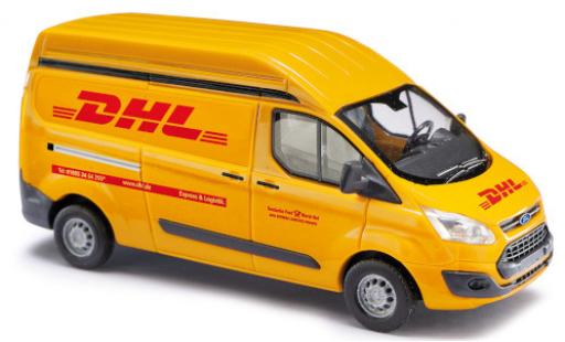 Modelauto Ford Transit Custom bestelwagen Hochdak DHL 2012 1/87 Busch