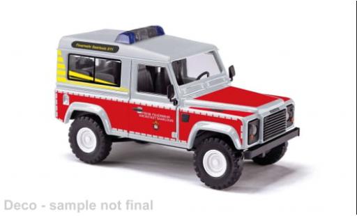Modelauto Land Rover Defender 90 Brandweer Saarlouis 1983 1/87 Busch