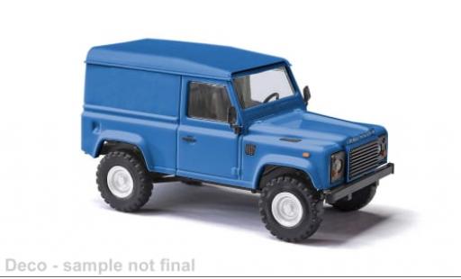 Modelauto Land Rover Defender 90 bestelwagen blauw 1983 1/87 Busch