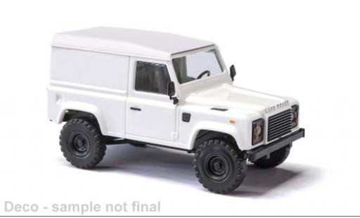 Modelauto Land Rover Defender 90 bestelwagen wit 1983 1/87 Busch
