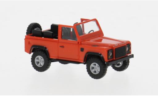 Modelauto Land Rover Defender 90 rood 1983 1/87 Busch