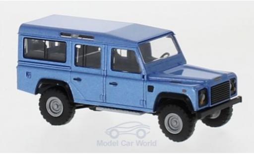 Modelauto Land Rover Defender Base metallic blauw 1983 1/87 Busch