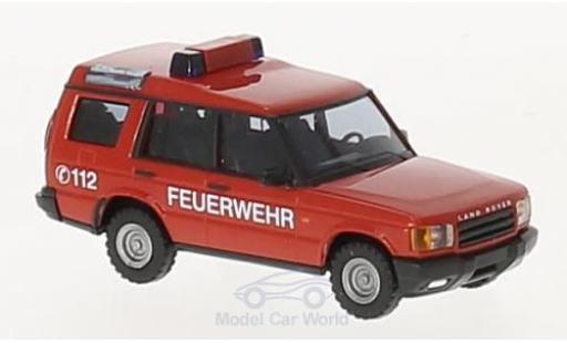Modelauto Land Rover Discovery Base Brandweer 1998 1/87 Busch